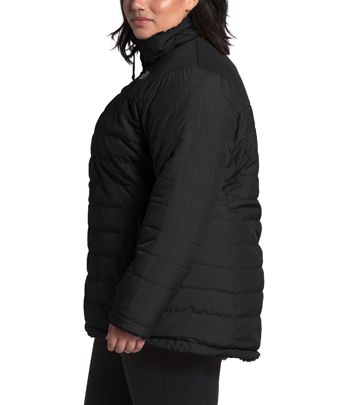 THE NORTH FACE Plus Size Mossbud Insulated Reversible Jacket TNF Black 1X