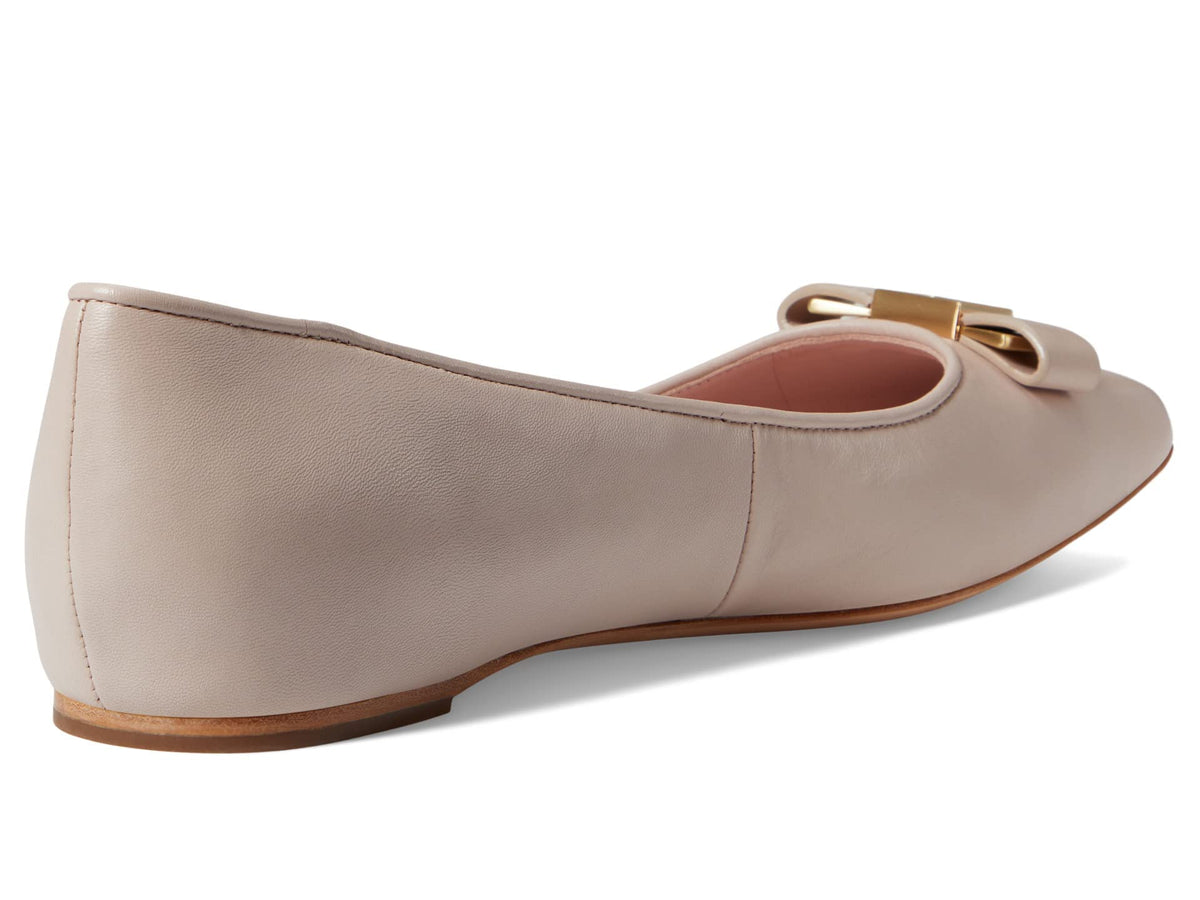 kate spade new york Women's Bowdie Ballet Flat, Pale Vellum, 9.5