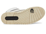 Coach Distressed Leather and Suede High-Top Sneaker White 9.5 D (M)