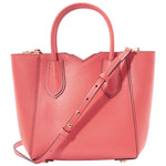 MICHAEL Michael Kors Mae Leather Small Messenger Crossbody Bag