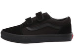 Vans Old Skool V Junior/Big Kids Shoes Sneakers Boys/Girls (Black/Black, 6.5, Numeric_6_Point_5)