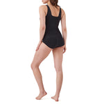 SPANX OnCore Open-Bust Panty Bodysuit - Powerful Sculpting Body Shaper for Women - Level 3 Compression - Adjustable Straps - Very Black - Medium