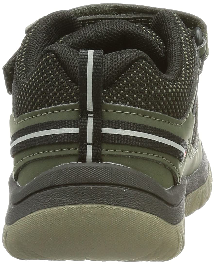 KEEN Unisex-Child Targhee Sport Breathable Easy on Lightweight Hiking Shoes 3 Big Kid Olive Drab/Safety Orange