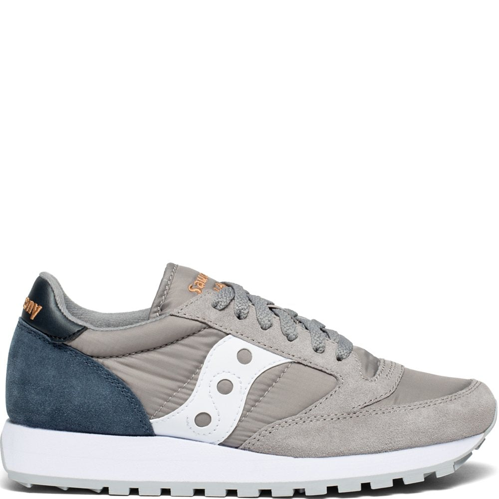 Saucony Men's Jazz Original Sneaker, Grey/Navy, 8