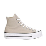 Converse Unisex Chuck Taylor All Star High Top Platform Sneaker - Papyrus/Black/White 8