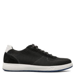 Florsheim Heist Knit 6-Eye Lace-Up Sneaker Black Knit/White Sole 9 W (3E)
