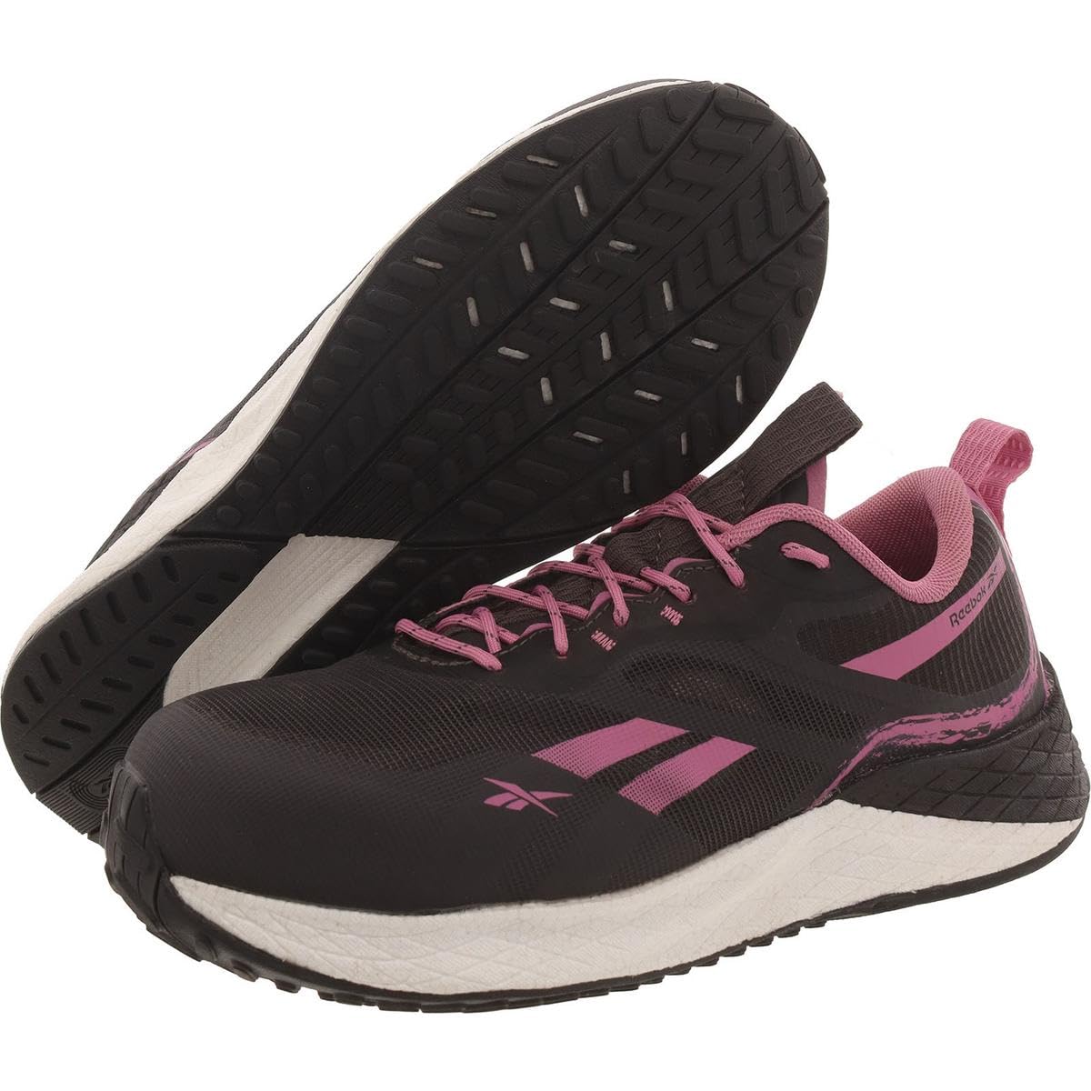 Reebok Floatride Energy 3 Adventure Work SD Comp Toe Black/Grey/Pink 6.5 B (M)