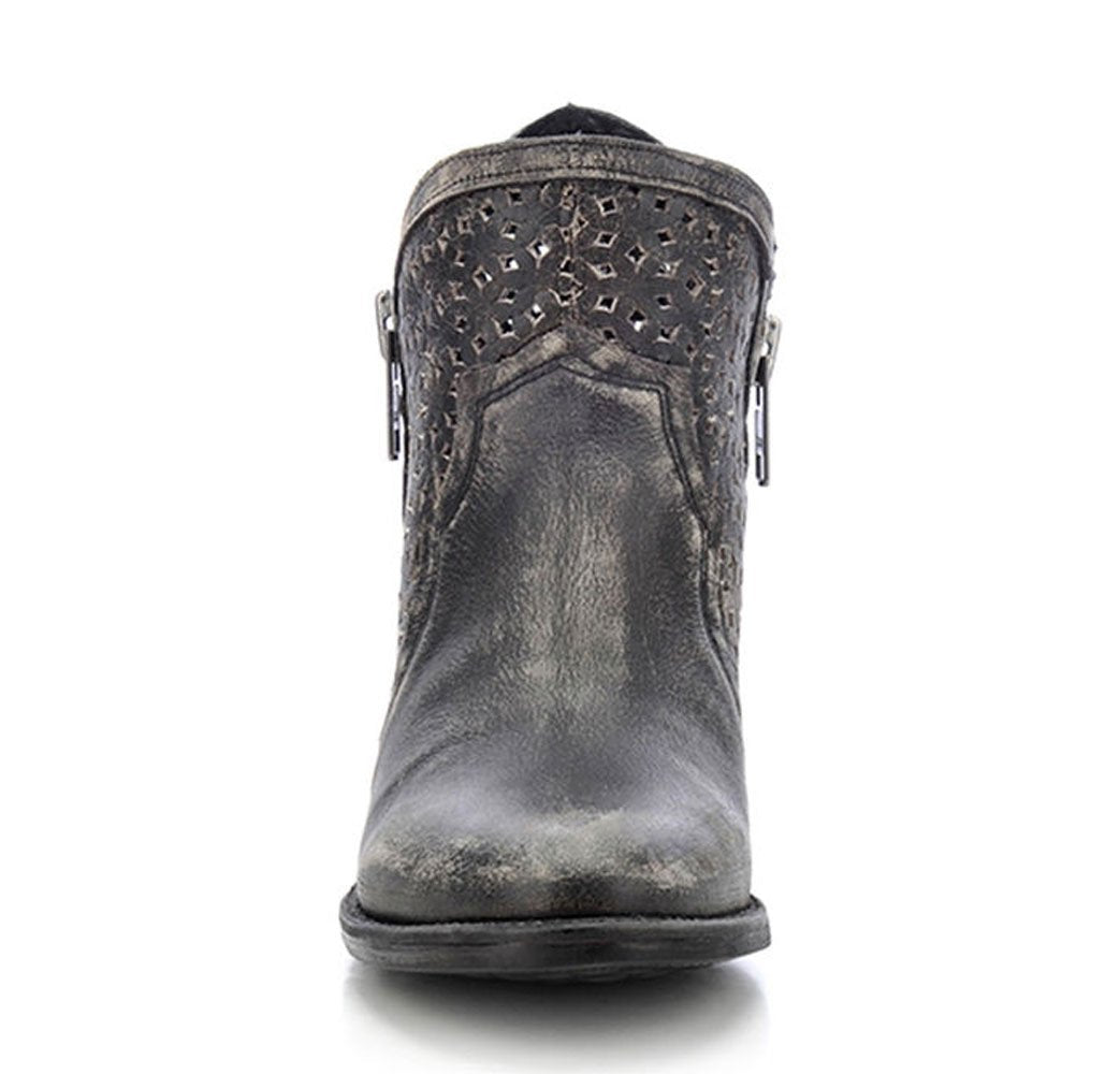 New Circle G Women's Q0001 Ankle Boot Black/Grey 8.5