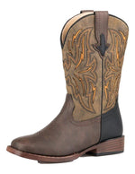 ROPER Western Boots Boys Dalton 10" 5 Youth Brown 09-119-1900-2756 BR