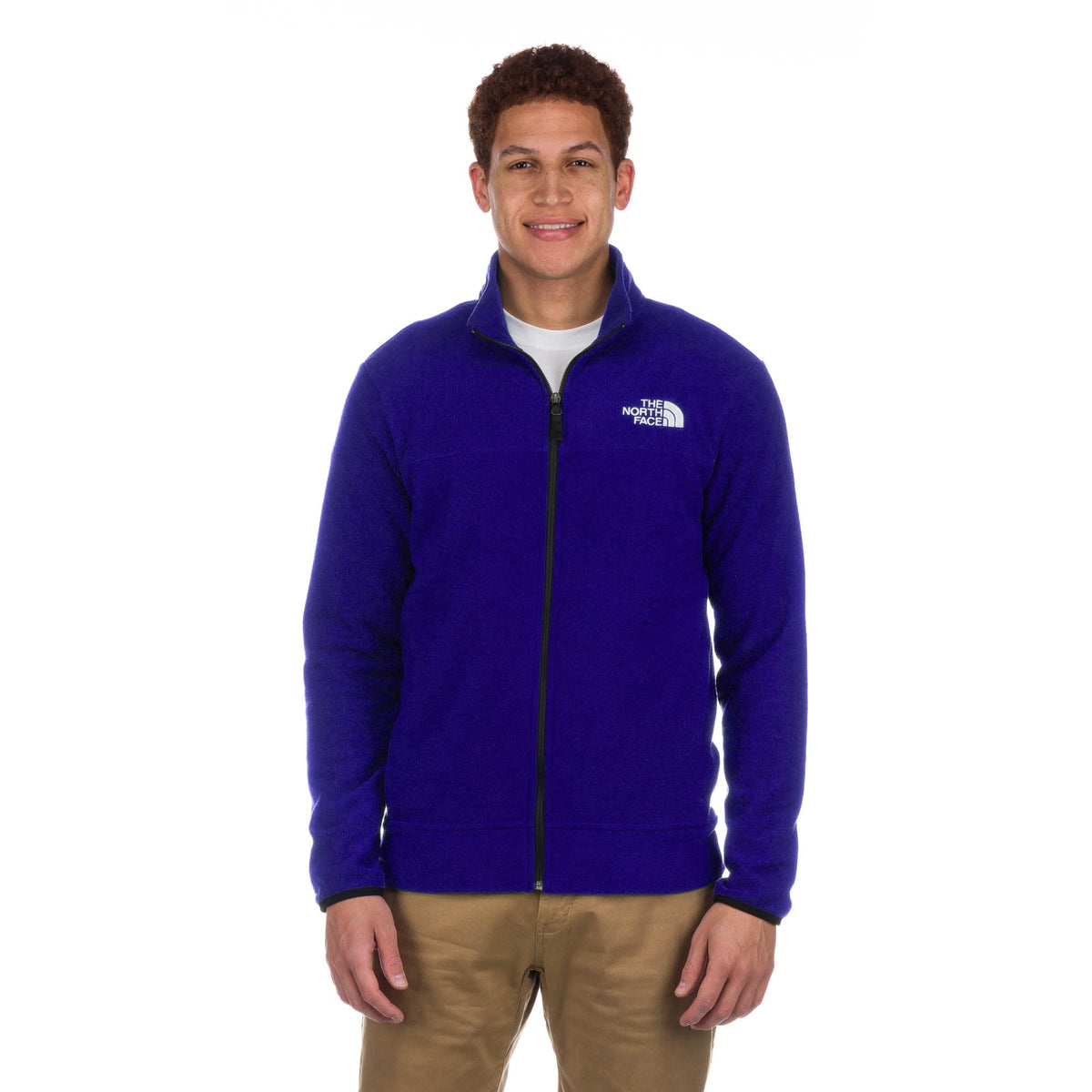 THE NORTH FACE Anchor Full Zip Mens Fleece Monterey Blue Sz XL