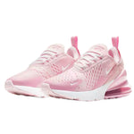 Nike Air Max 270 Low GS Boys Shoes 4 Big Kid Pink Foam/White/Pink Rise