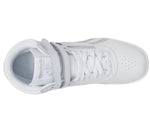 Reebok Freestyle Hi High Top White/Silver Metallic 9 B (M)