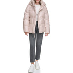 Levi's Women's Selma Hooded Puffer Jacket, Champagne, Large