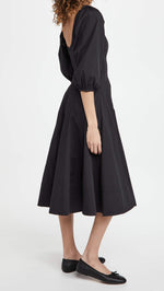 STAUD Women's Swells Dress 14 Black