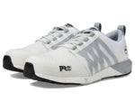 Timberland PRO® Radius Composite Safety Toe Shoes for Men – PRO Flex Technology – HoverSpring Foam White/Grey 8 E - Wide