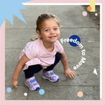 TSUKIHOSHI 3537 GLITZ Strap-Closure Machine-Washable Child Sneaker Shoe with Wide Toe Box and Slip-Resistant, Non-Marking Outsole - For Toddlers and Little Kids, Ages 1-8 Toddler (1-4 Years) 10 Toddler Hotpink/Mint