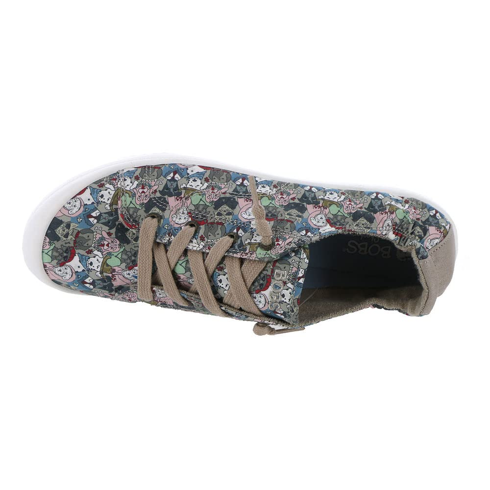 Skechers BOBS Women's 114065 Sneaker, Taupe Multi, 8