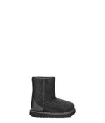 UGG Unisex-Child Classic Ii Gel Hearts Boot, Black, 10 Toddler