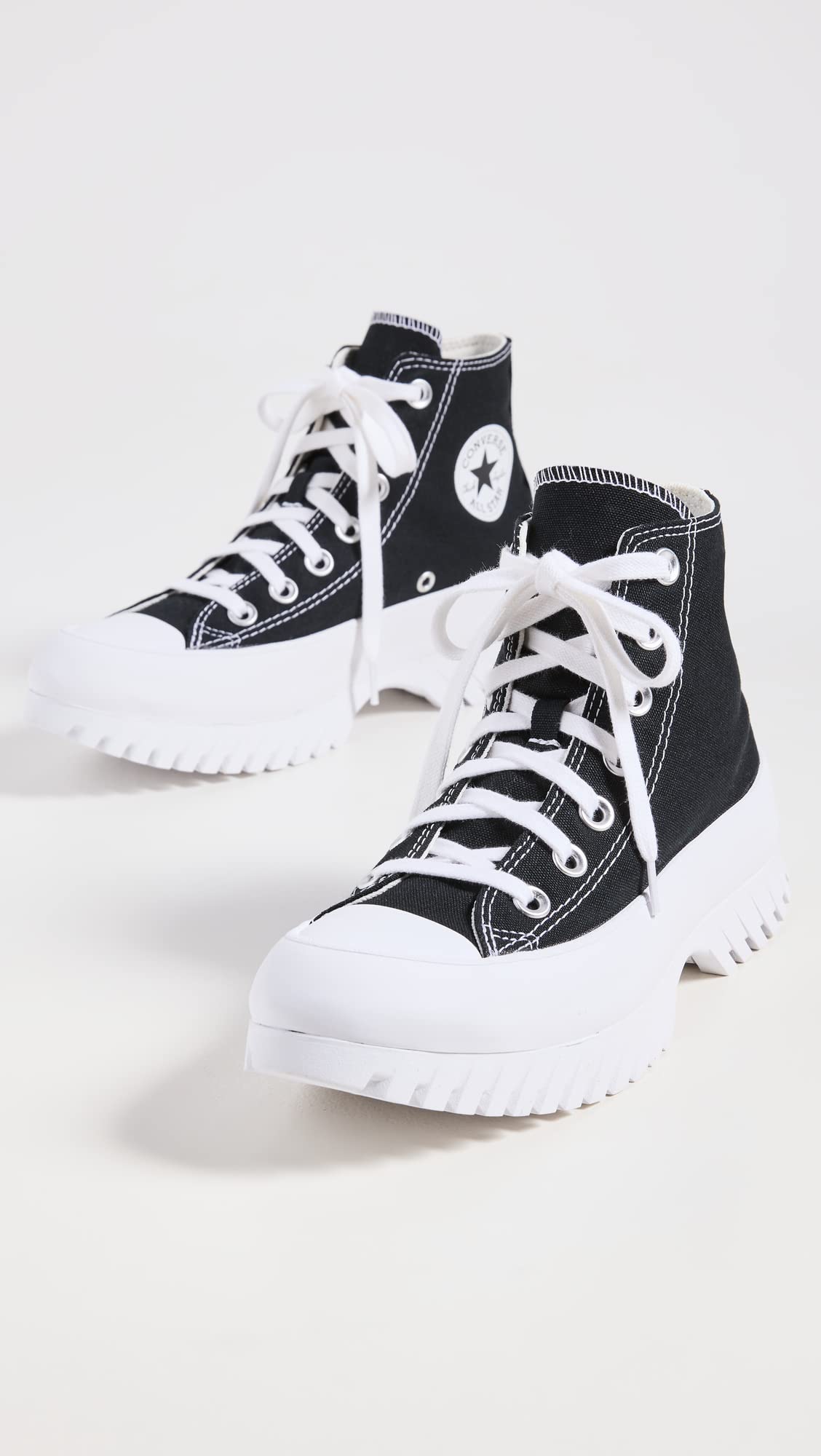 Converse Chuck Taylor All Star Lugged 2.0 Unisex, Black/Egret/White, 6.5 US Women/4.5 US Men