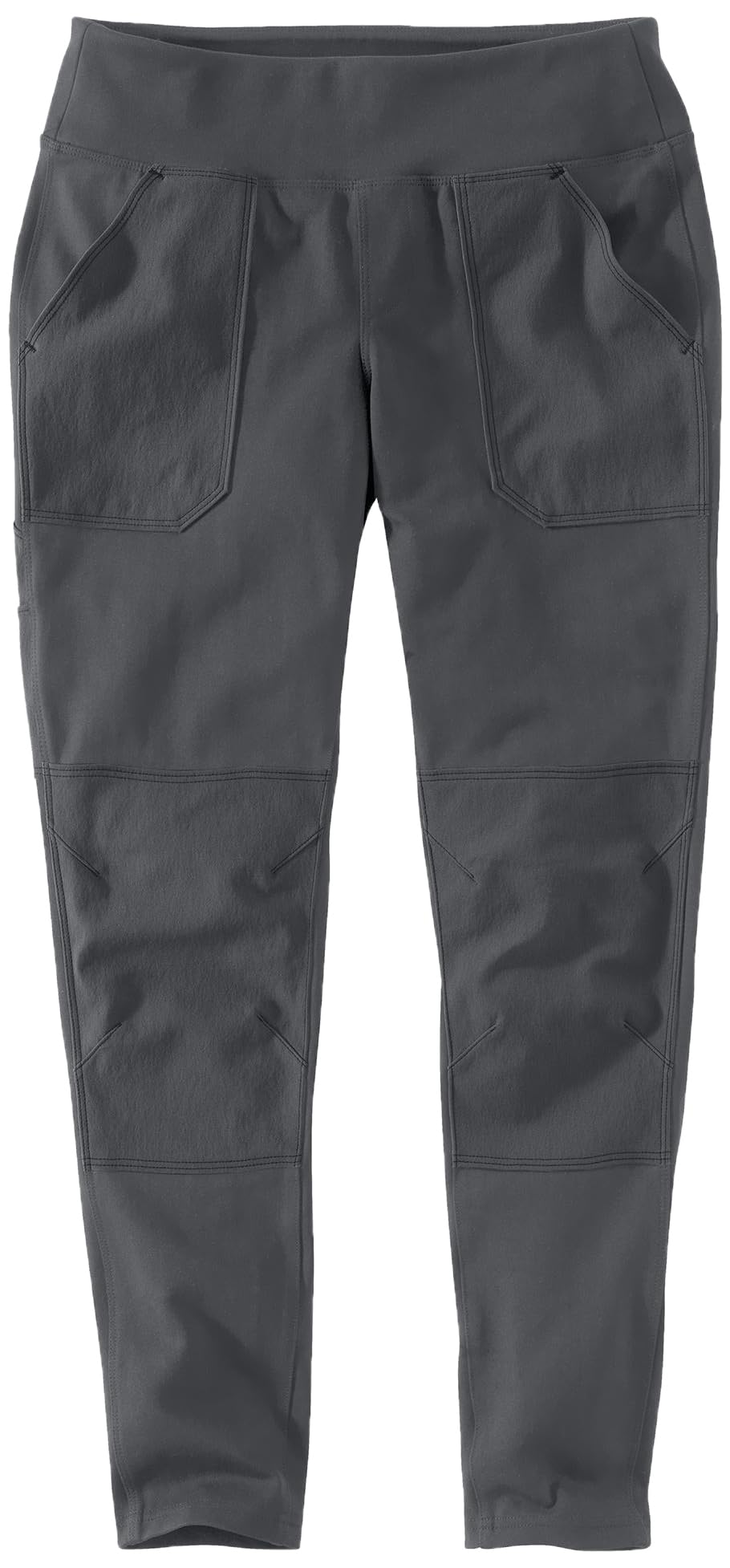 Carhartt Women's Force Fitted Midweight Utility Legging, Oyster Gray, XX-Large Short