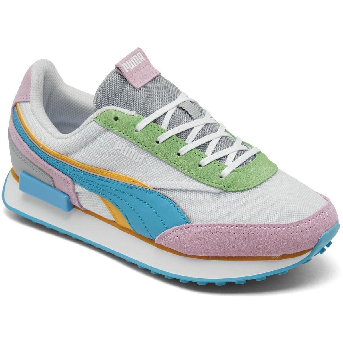 PUMA Future Rider Double ST Puma White/Pink Lady/Scuba Blue 8 B (M)