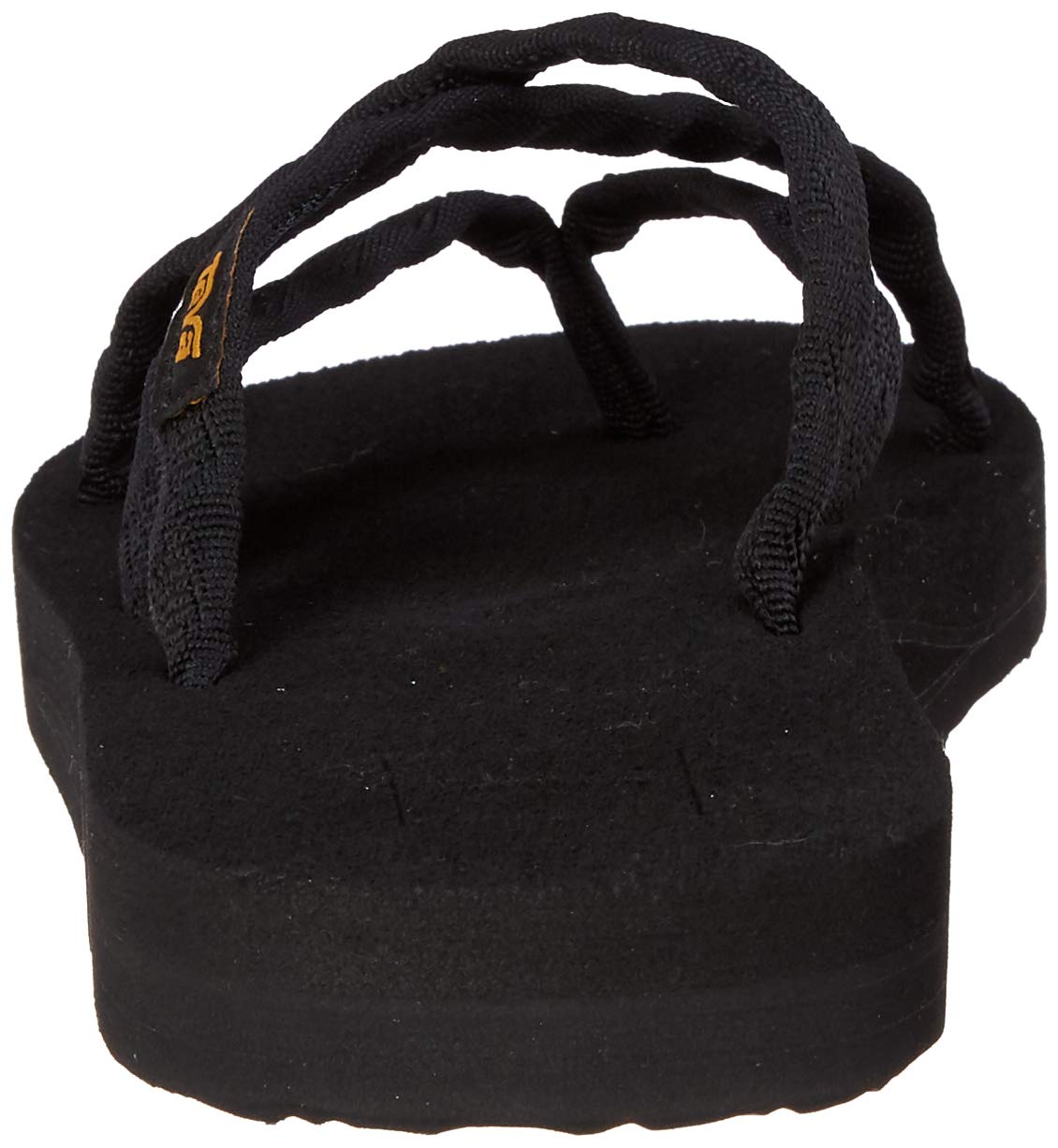 Teva Women's Olowahu Flip Flop Sandal (6 B(M) US/37 EUR, Mix B Black On Black)