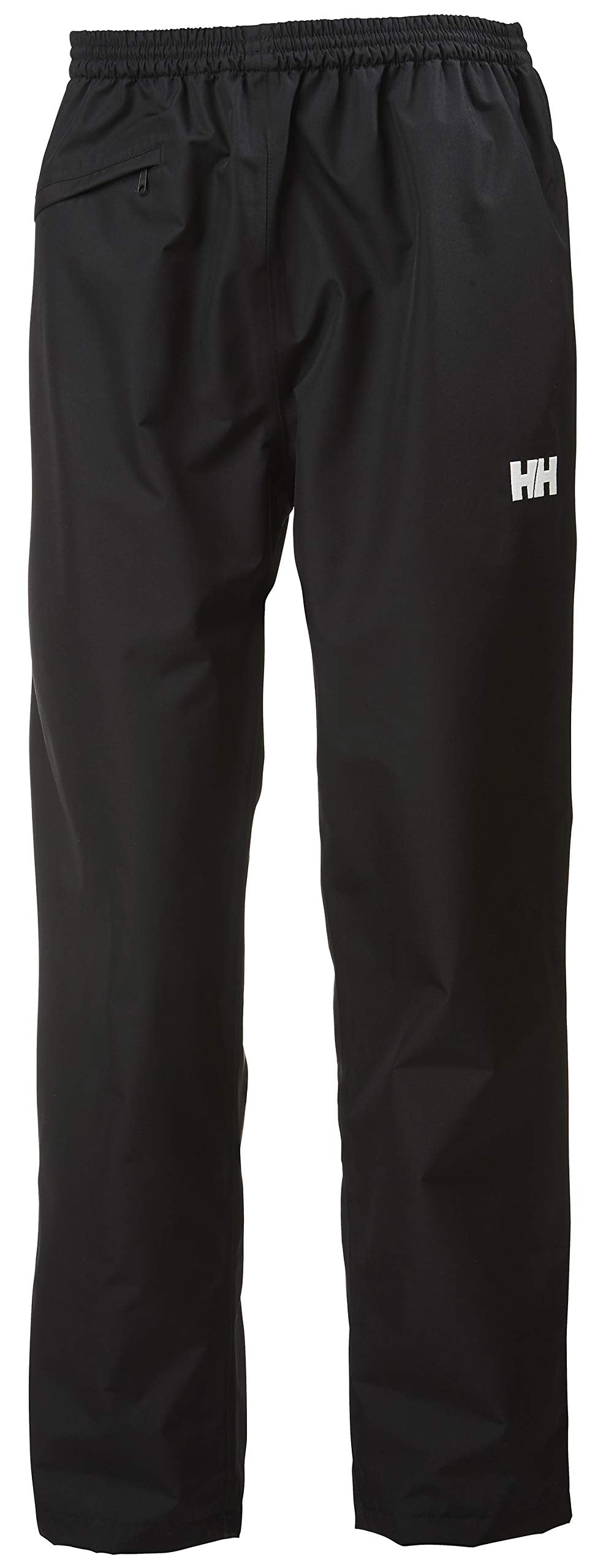 Helly-Hansen Men's Dubliner Waterproof Windproof Rain Pant, Black, Large