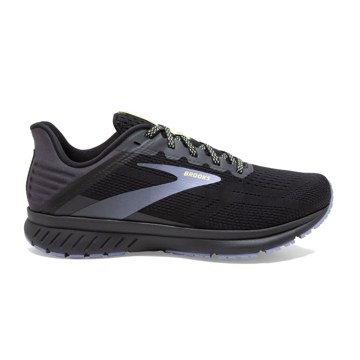 Brooks Women’s Anthem 5 Neutral Running Shoe - Black/Ebony/Purple - 5 Medium