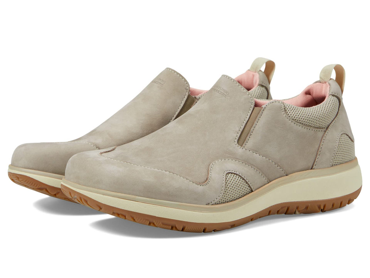 SAS Womens Scramble Taupe Pink 8.5 W - Wide (C)