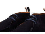 HUGO BOSS Men's Clay Desert Boot, Dark Blue, 9