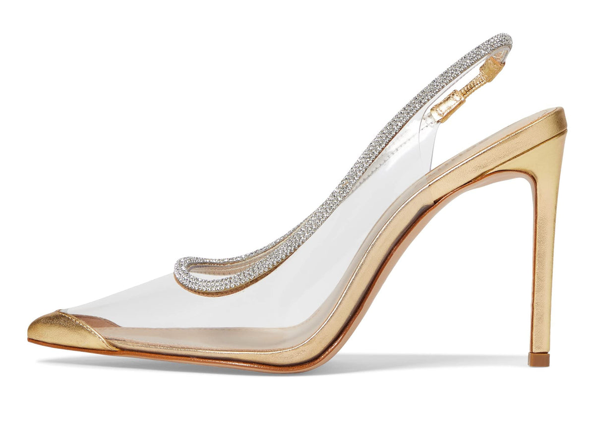 SCHUTZ Audrey 5 Ouro Claro Orchid/Transparente/Cristal