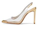 SCHUTZ Audrey 5 Ouro Claro Orchid/Transparente/Cristal