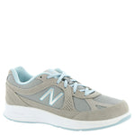 New Balance Women's 877 V1 Walking Shoe , Silver, 8.5 Narrow