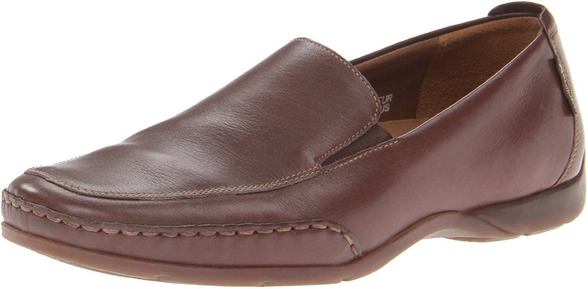 Mephisto mens Edlef Slip On Loafer, Dark Brown Smooth, 9.5 US