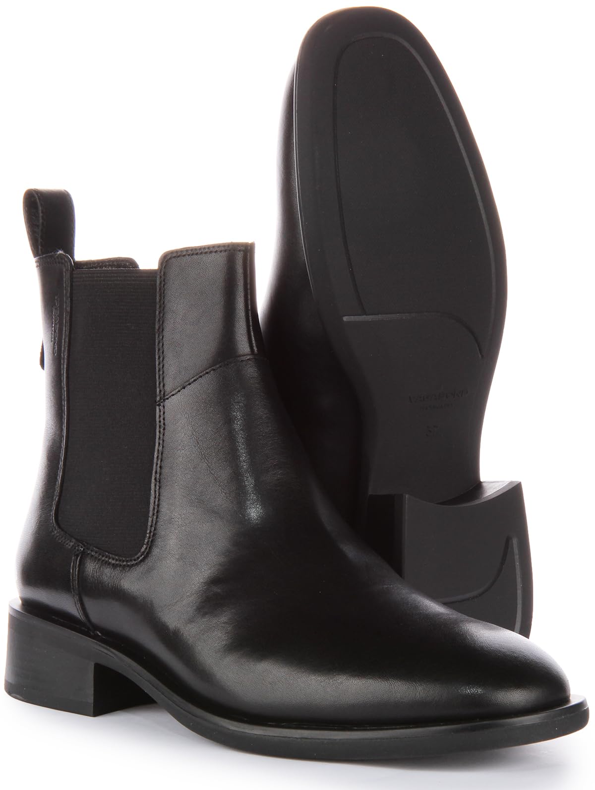 Vagabond Shoemakers Sheila Leather Chelsea Bootie Black EU 39 (US Women's 9) M