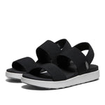 KEEN Women's Elle Backstrap Casual Platform Open Toe Wedge Sandals, Black, 9.5