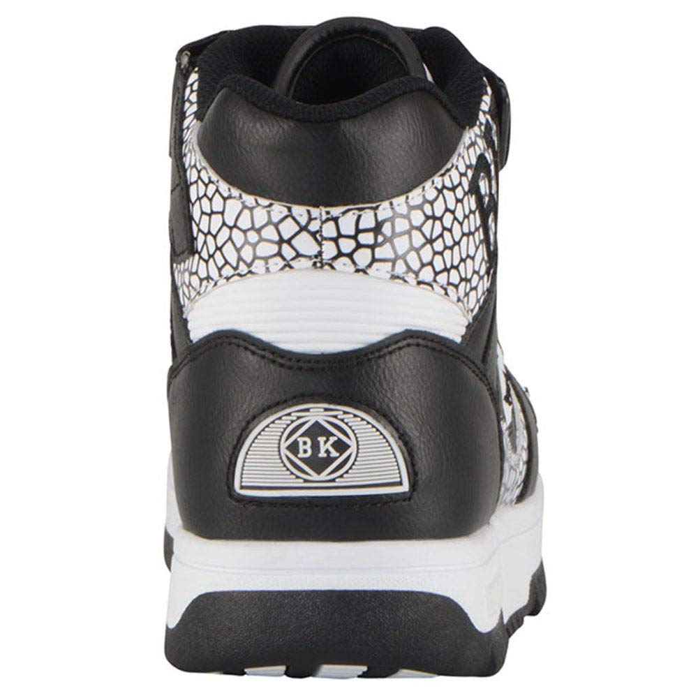 British Knights Men's Kings SL Deluxe Classic Hi Top Fashion Sneaker, White/Black 10 M US