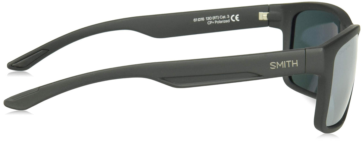 Smith Drake ChromaPop+ Polarized Sunglasses, Matte Black, Platinum Lens