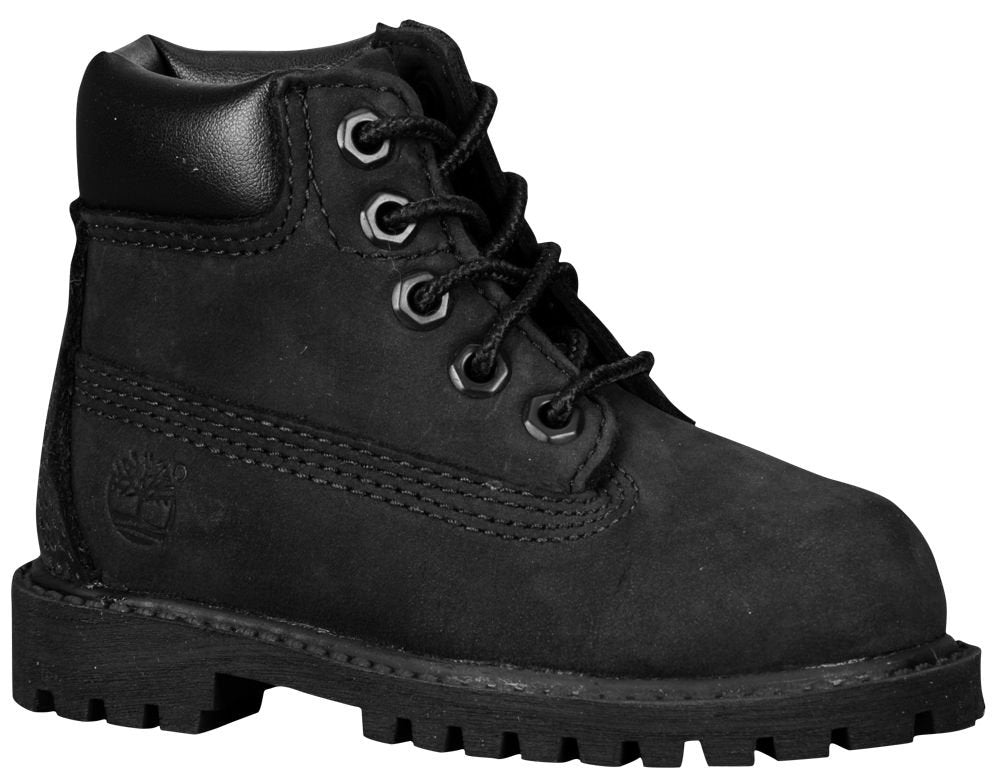 Timberland Toddler 6-Inch Premium Waterproof Boots Black Nubuck 4.5 M