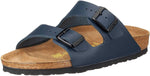 Birkenstock Unisex-Adult Arizona Soft Footbed FLIP Flops, Blue, 13 AU