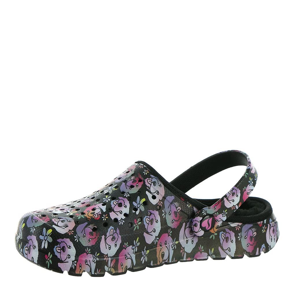 Skechers Foamies Footsteps-Aloha Doodle Women's Slip On 6 Black-multi