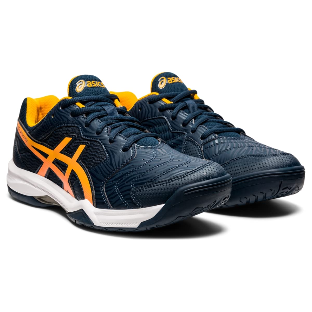 ASICS Men's Gel-Dedicate 6 Tennis Shoes, 10, French Blue/Amber