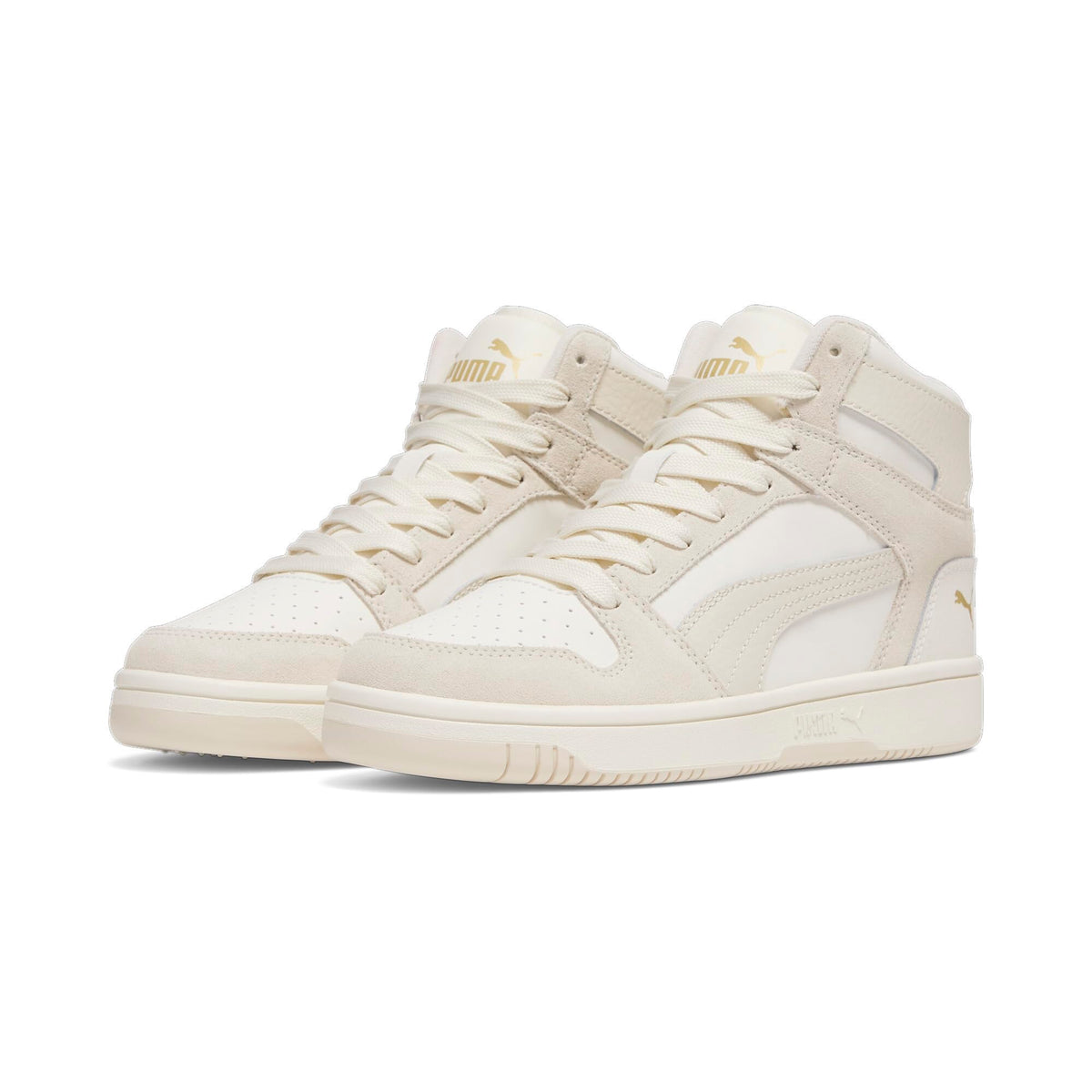 PUMA Women's Rebound Layup Sneaker 10.5 Mashmallow Warm White-alpine Snow-sugared Almond