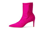 Stuart Weitzman Womens Stuart 75 Stretch Bootie Magenta 7 B