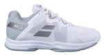Babolat Women’s SFX3 All Court Tennis Shoes,White/Silver (US Size 9)