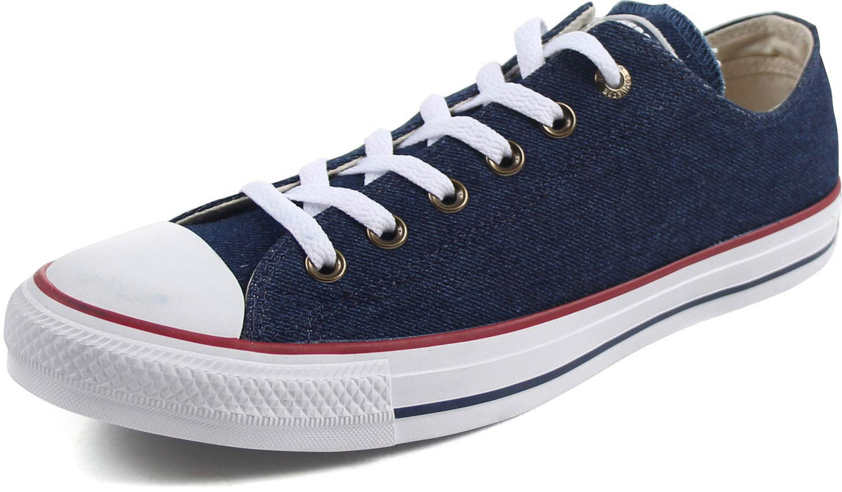 Converse Chuck Taylor All Star Ox Unisex Shoes Dark Blue/Natural Ivory/White 161489f (6.5 D(M) US)