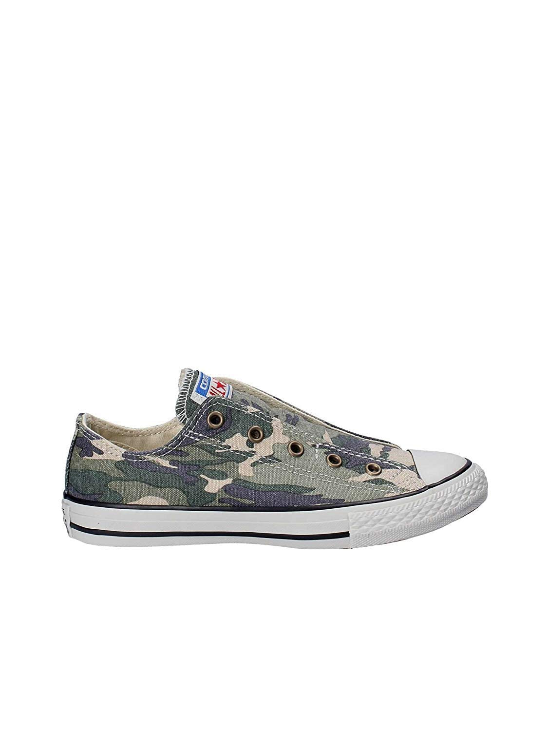 Converse Junior CTAS Chuck Taylor All Star Slip Camo (2 M US Little Kid)
