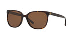 Tory Burch TY7106 Sunglasses 137883-57 - Dark Tortoise Frame, Brown Solid TY7106-137883-57