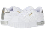 PUMA Baby Girl's Cali Star Metallic AC (Toddler) Puma White/Puma White 6 Toddler M