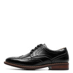 Florsheim Boy's, Rucci JR Wingtip Oxford - Little Kid & Big Kid 6 Big Kid Black
